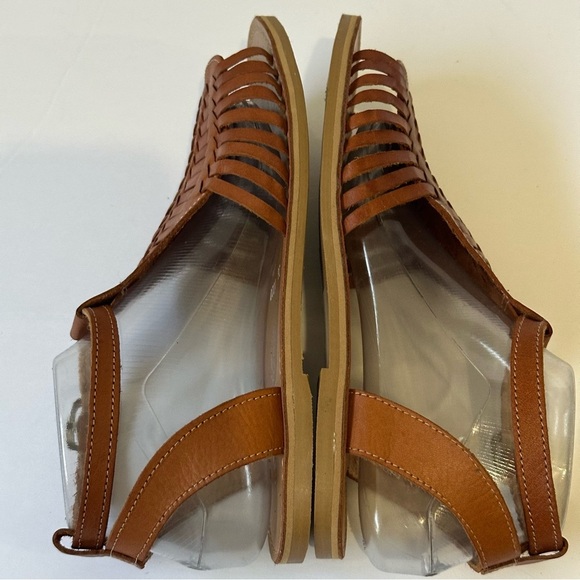 Leather Huarache Sandals Umma Sandals Chestnut size US 10 - Picture 8 of 11